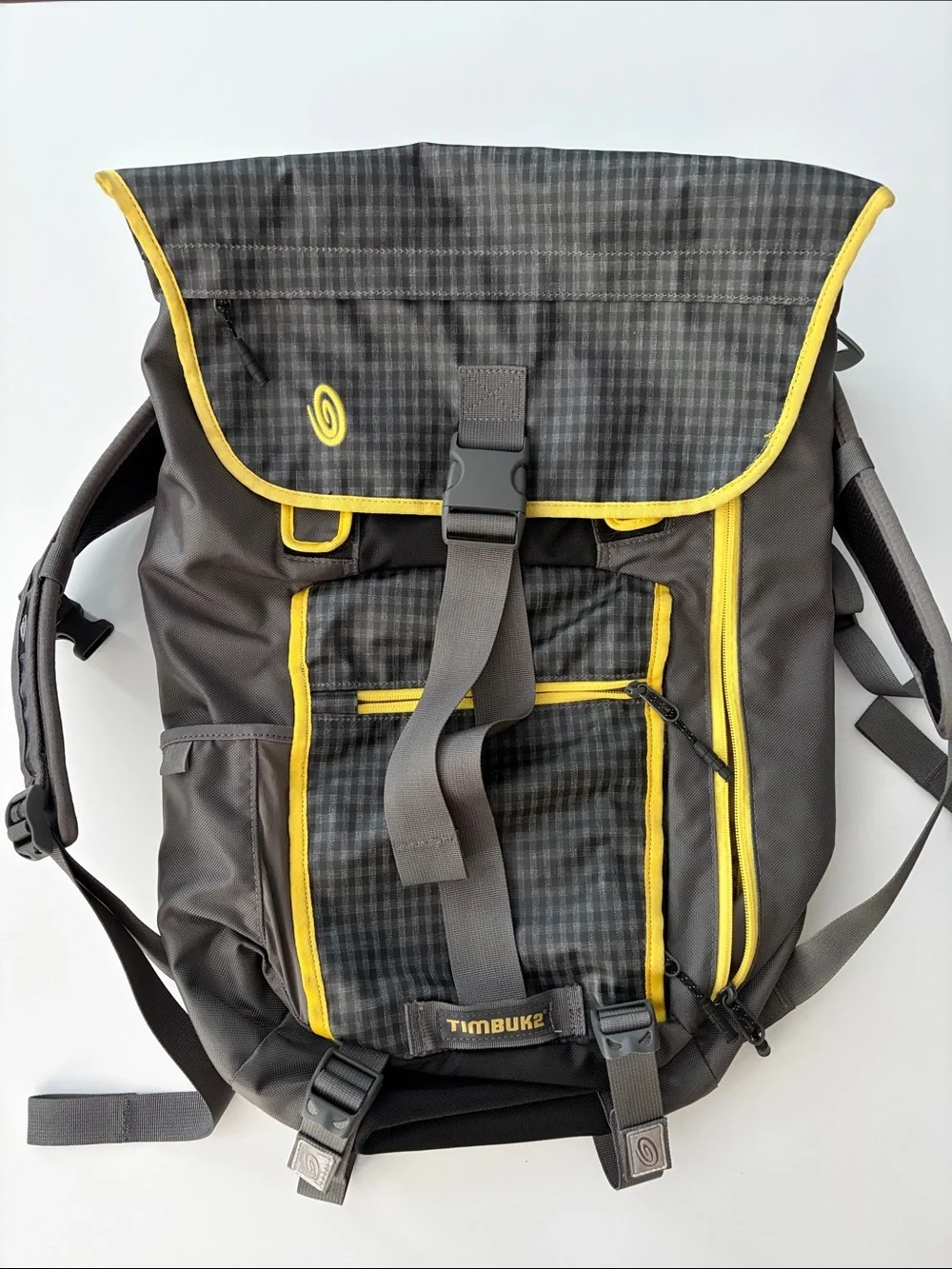 Timbuk2 Phoenix Laptop Backpack Gray Yellow